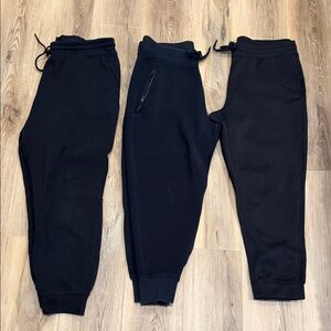 Black Womens Active Joggers size large
